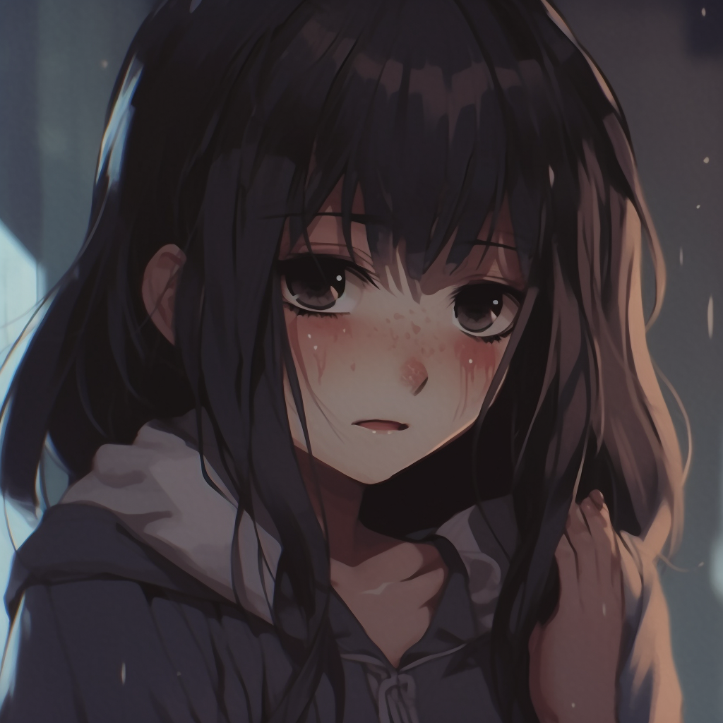 Depressed Anime Girl Pfp Wallpaper