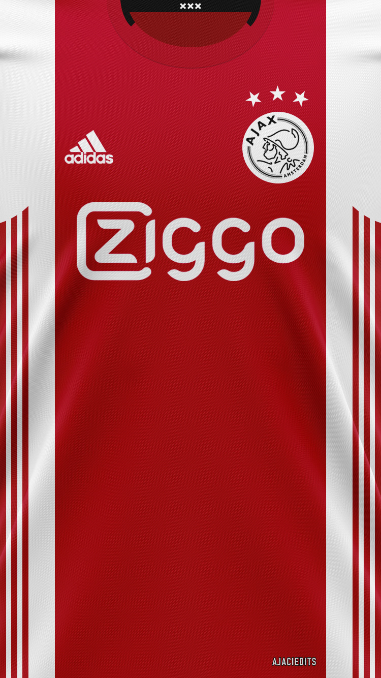 AFC Ajax Kit 19 20 Phone Background
