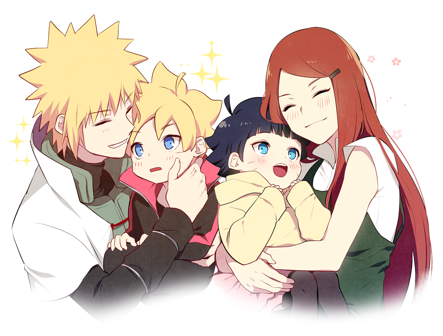 Boruto and Minato :') by にぴえ