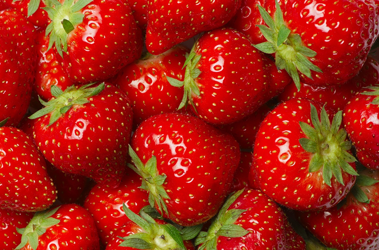 Desktop Wallpaper Red Strawberry Food