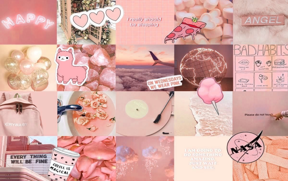 Pink Aesthetic laptop Wallpaper