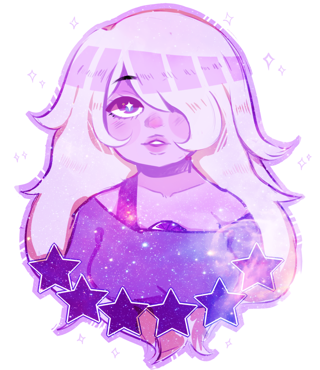 Amethyst from Steven universe fan Art