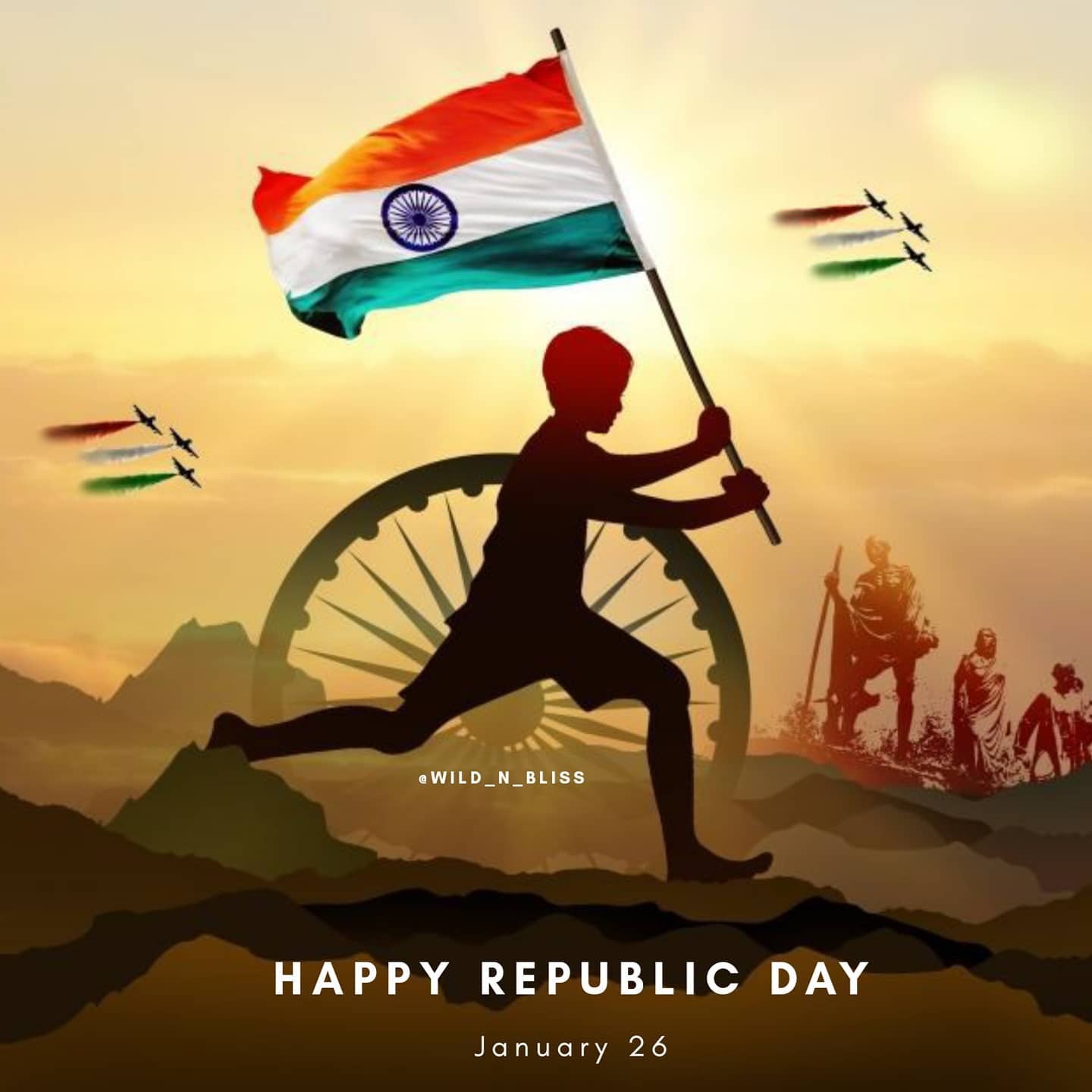 January Happy Republic Day Image