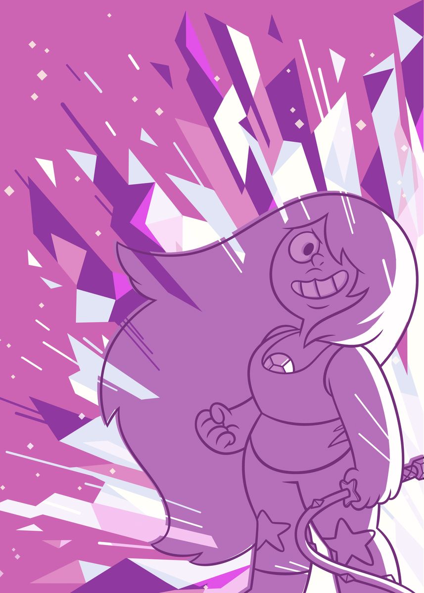Amethyst Crystals' Poster, picture