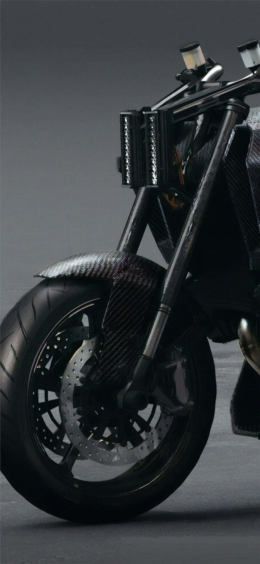 Motorcycle iPhone Black Front Wallpaper