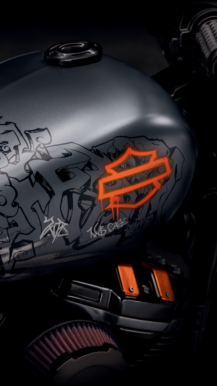 Black Bike Tank 8k iPhone