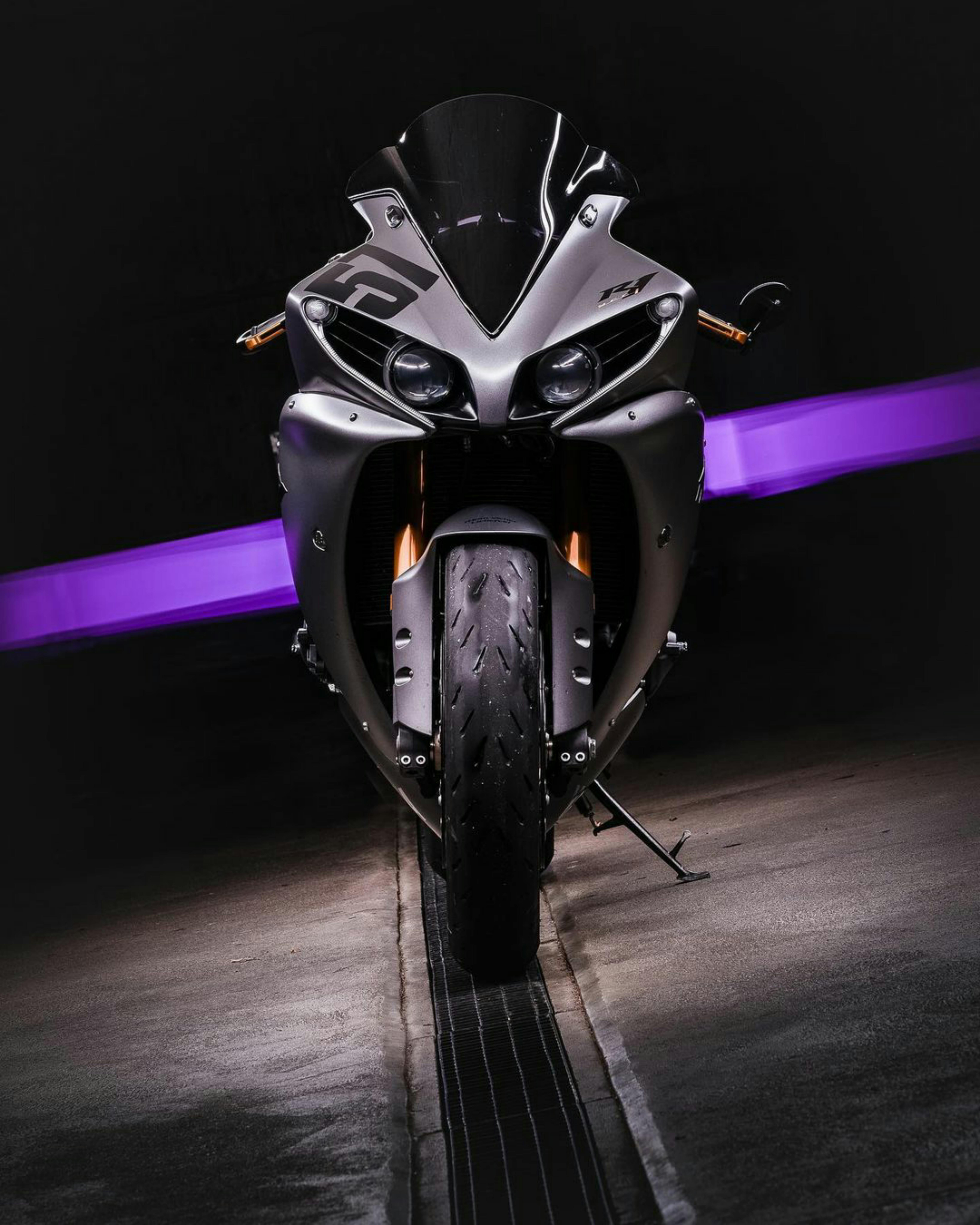 Purple Sports Bike · Free