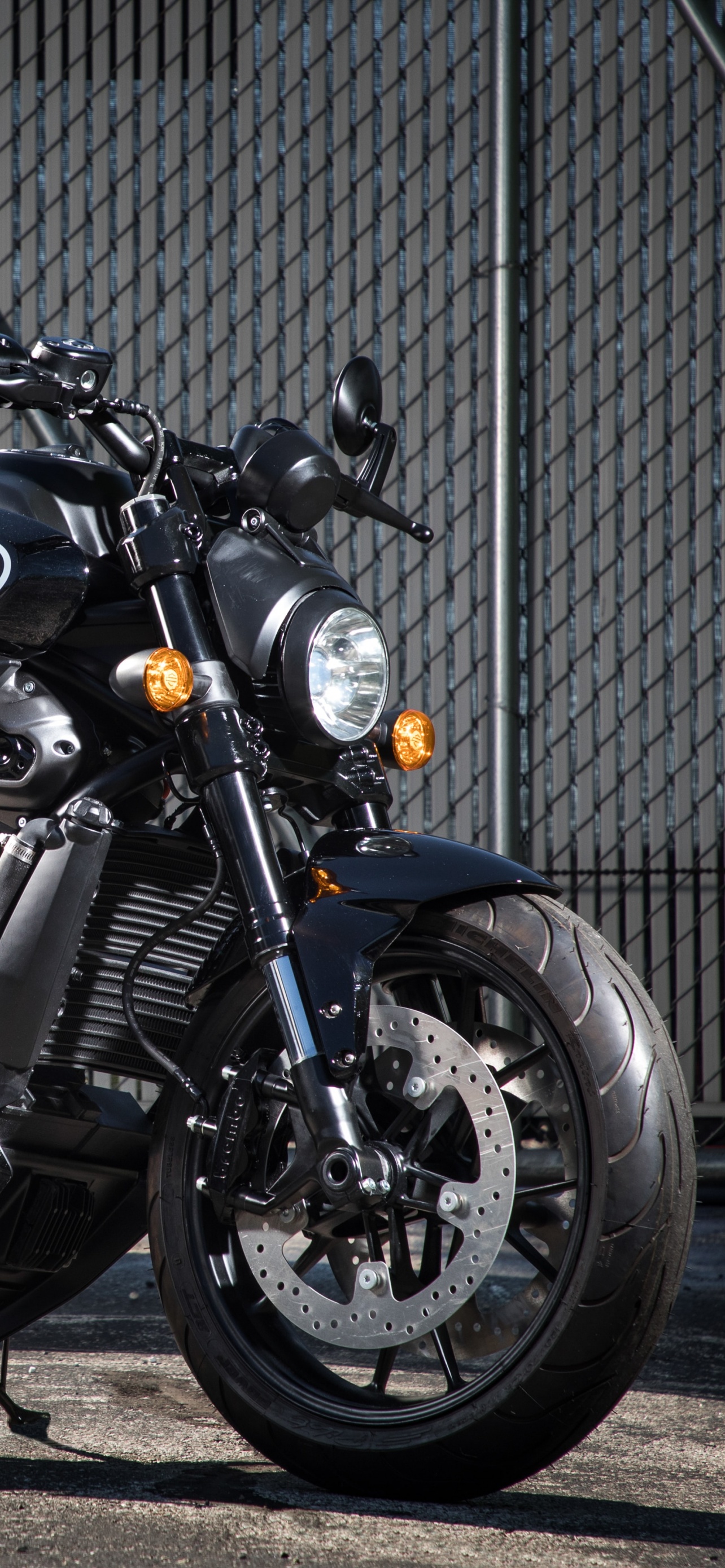 Harley Davidson Wallpaper 4K, Cafe