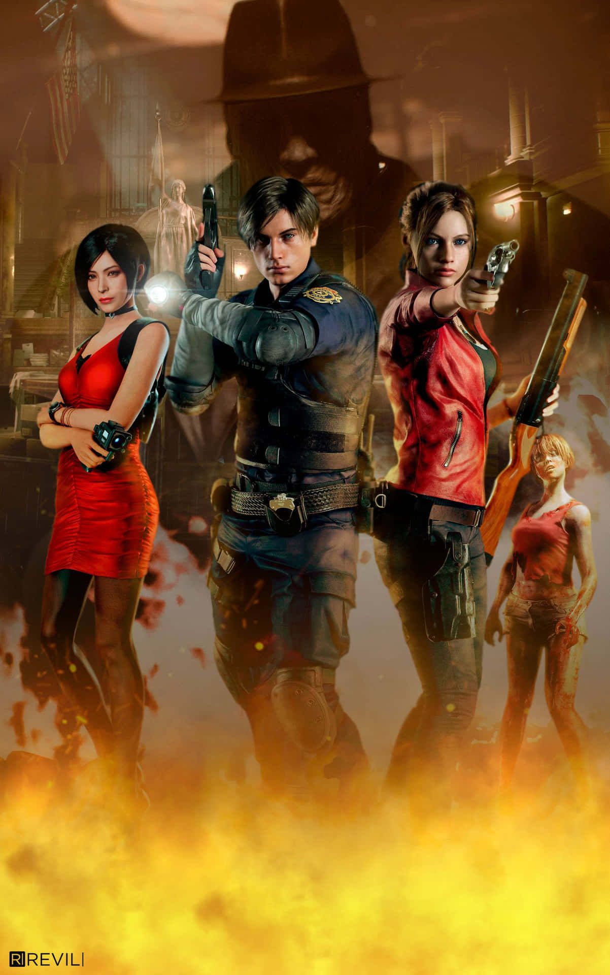 Download Resident Evil iPhone Flaming