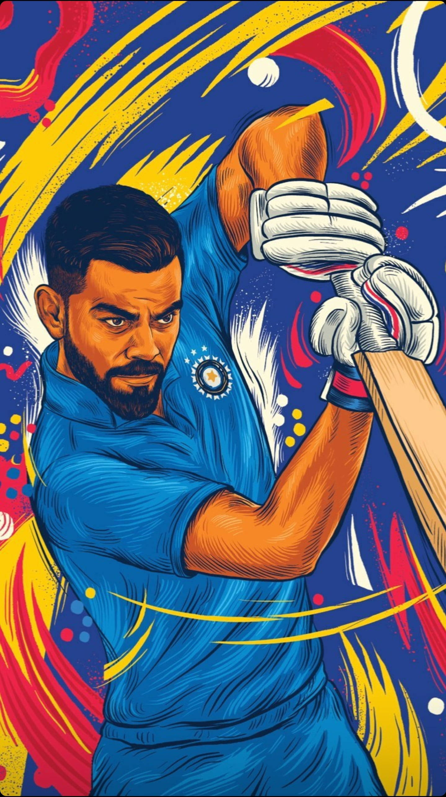 Download Cartoon Cricket 4K Wallpaper