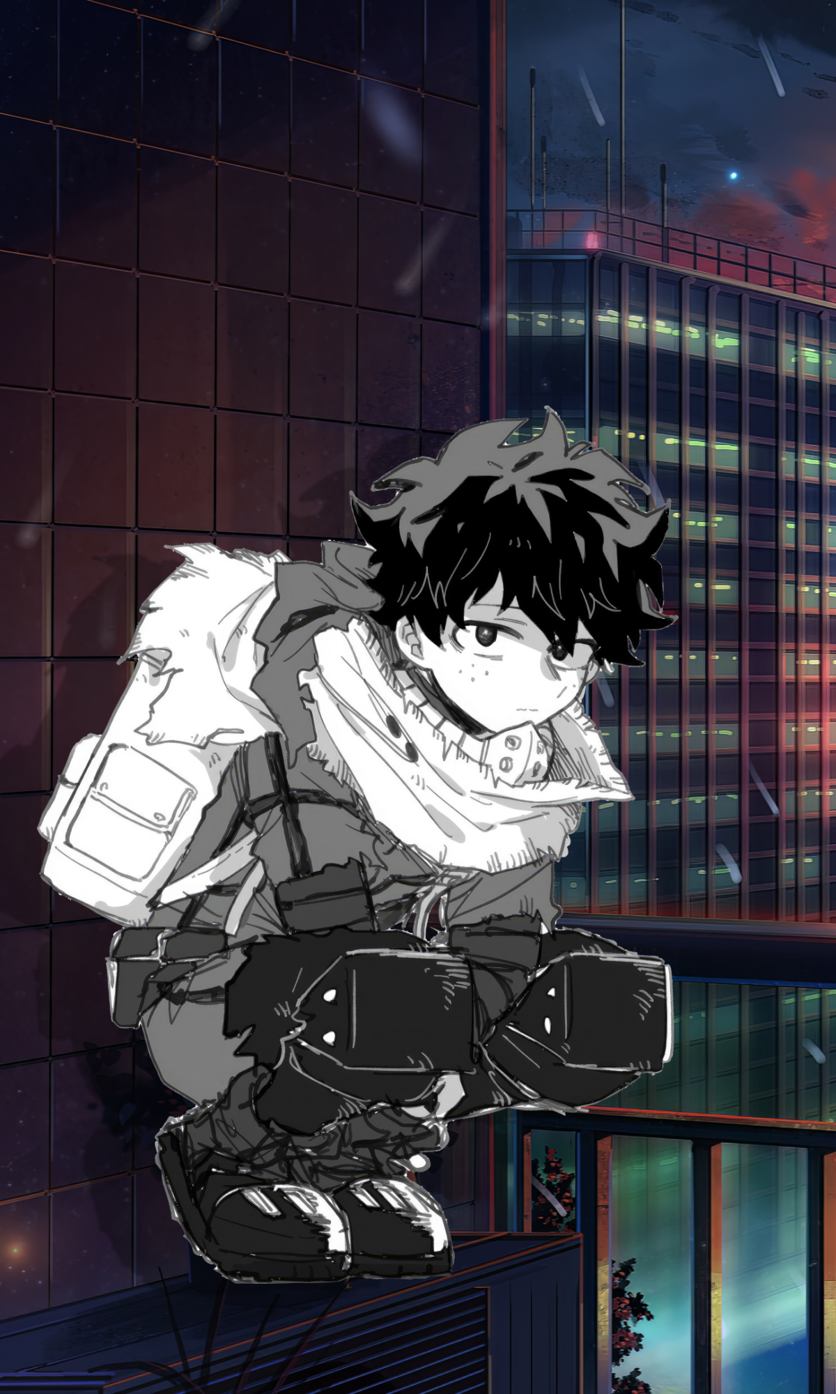 Dark Deku Cityscape 4K