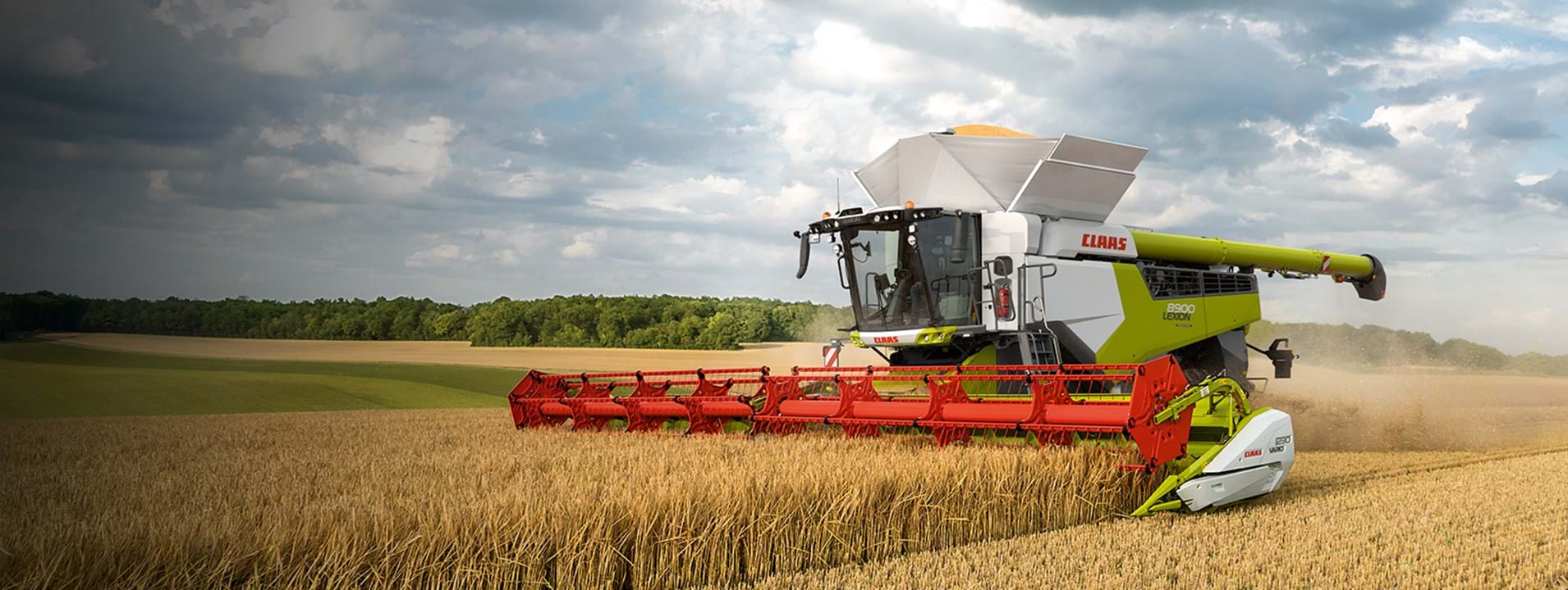Combine Harvester. CLAAS Harvest Centre