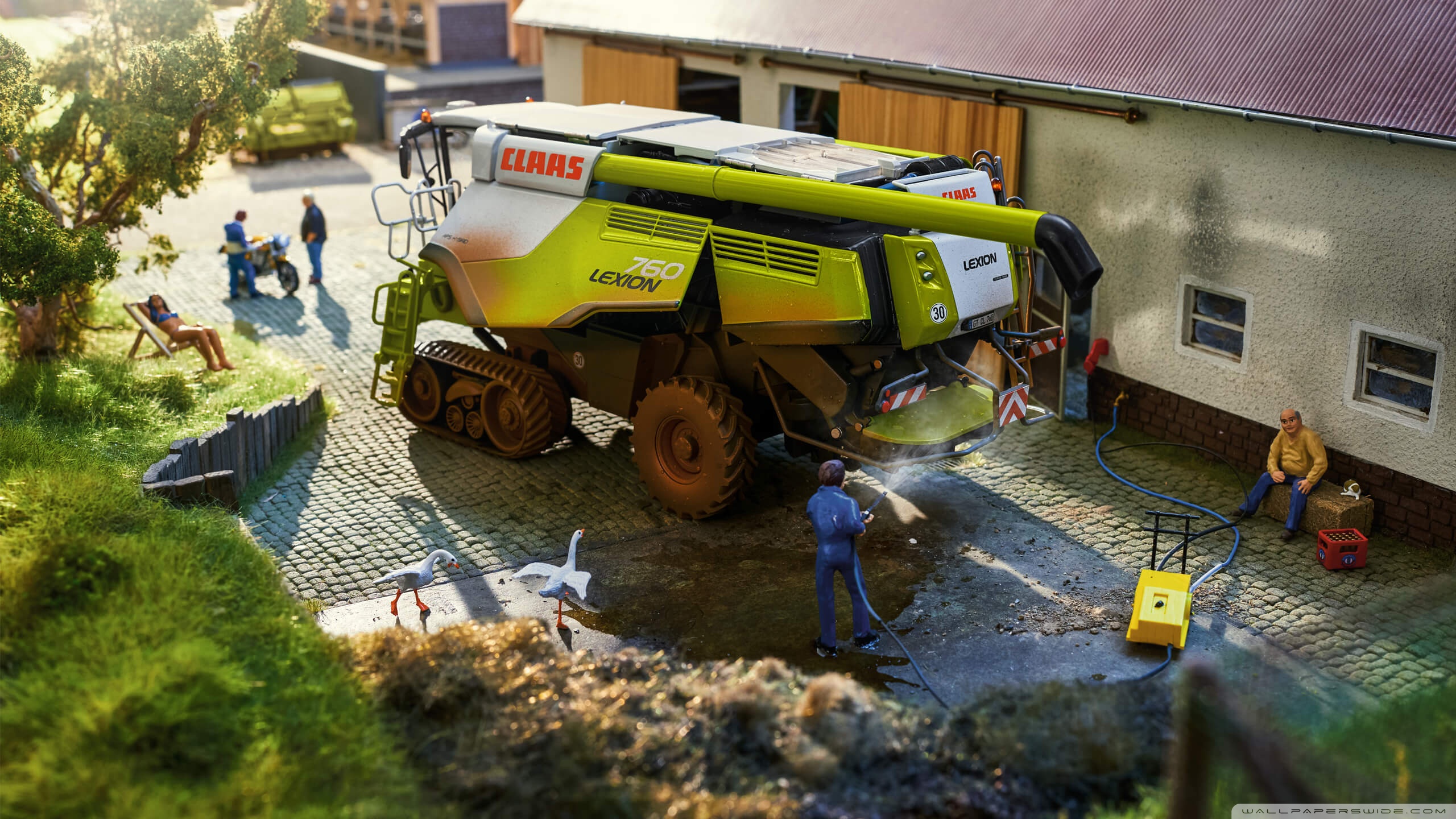 Claas Lexion 760 Washing Ultra HD