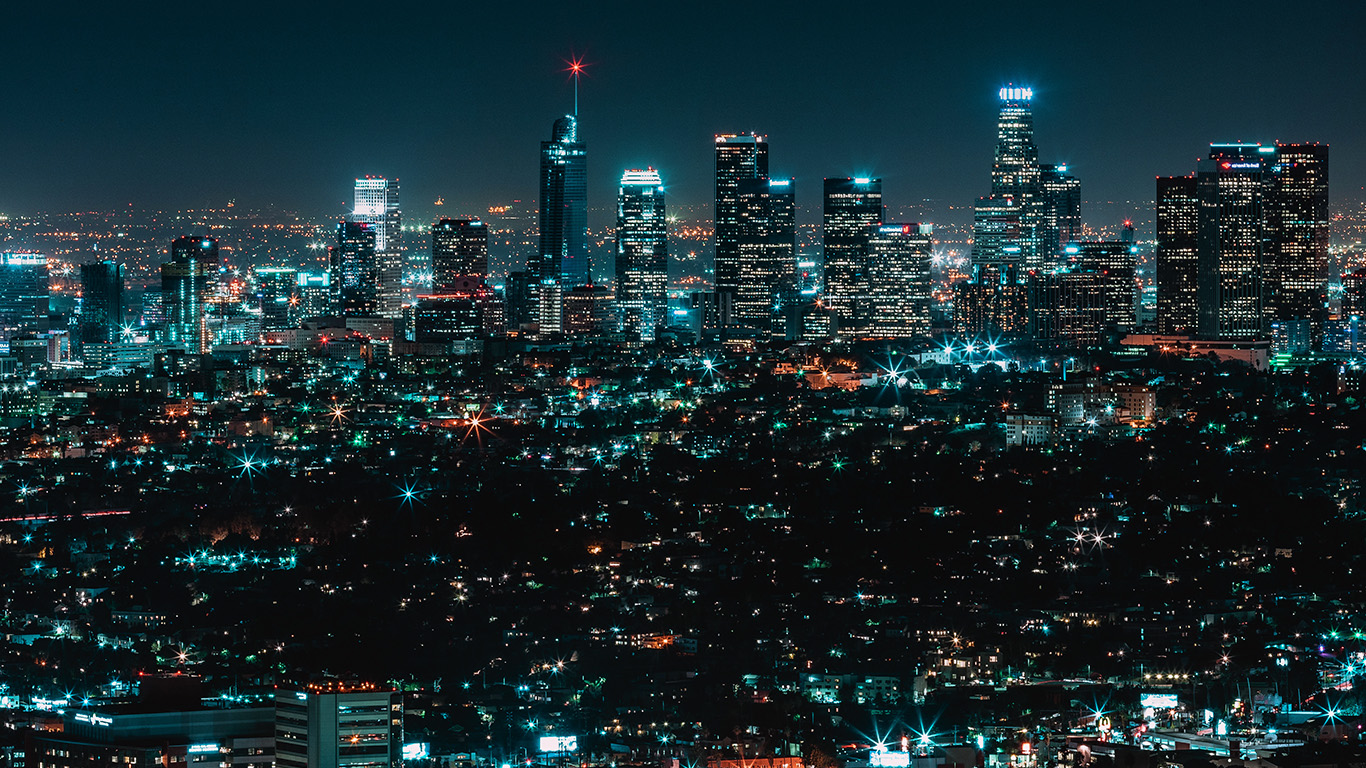 Night Architecture Building Dark Newyork