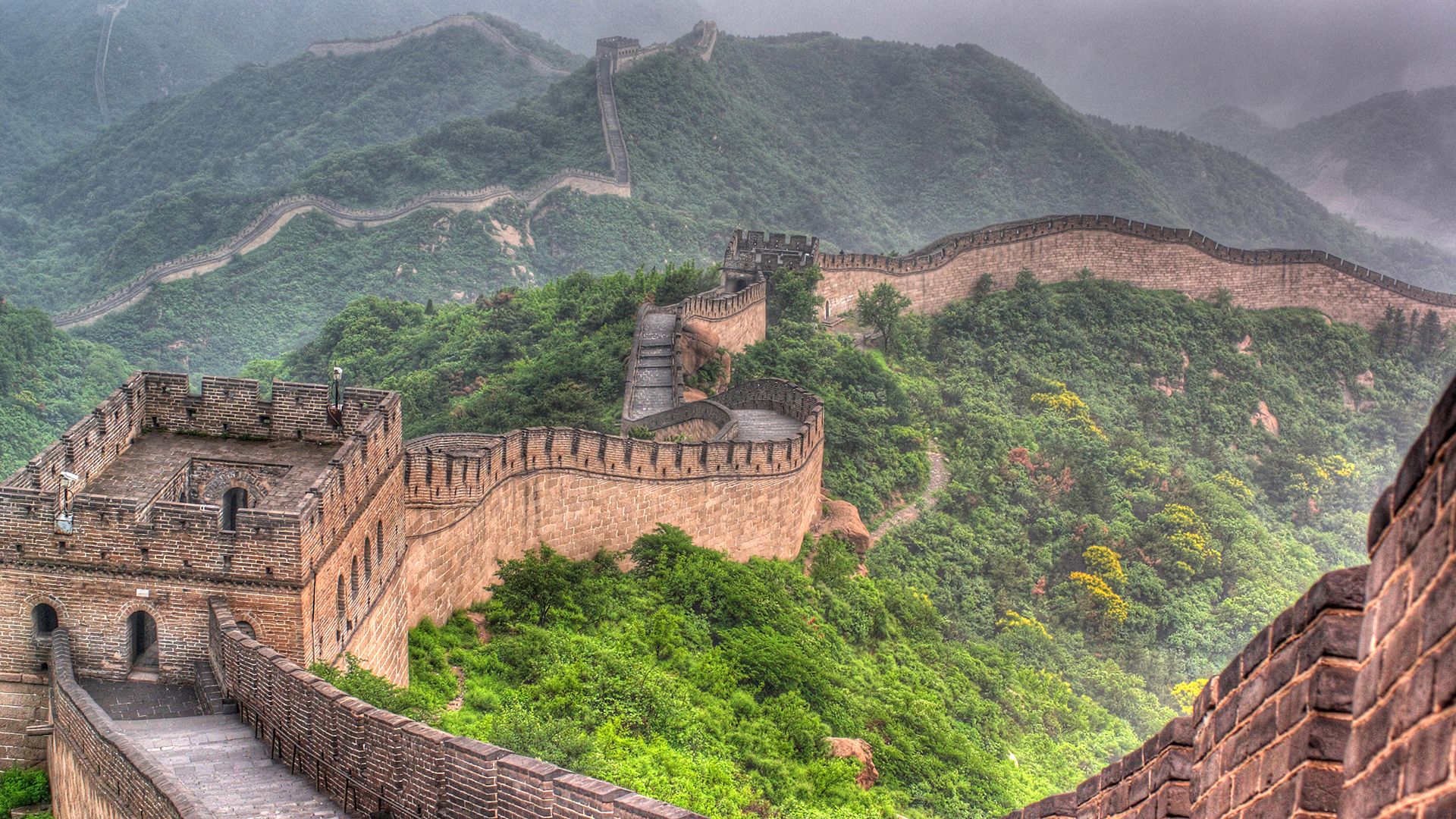 The Great Wall of China, an