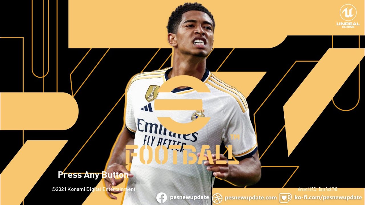 PES 2021 Menu Real Madrid 2023 2024