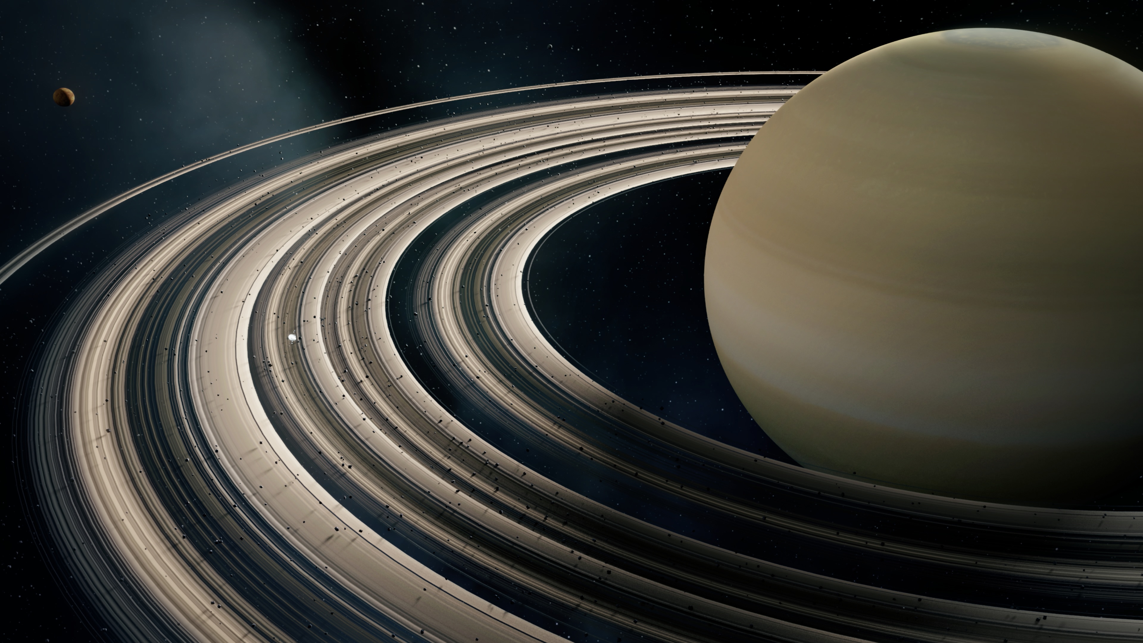 Saturn 4K Wallpaper