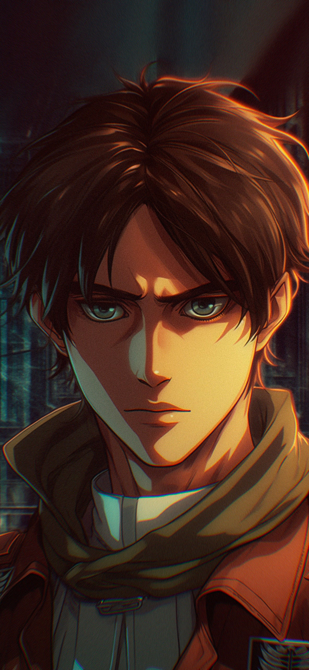 AOT Eren Aesthetic Wallpaper iPhone