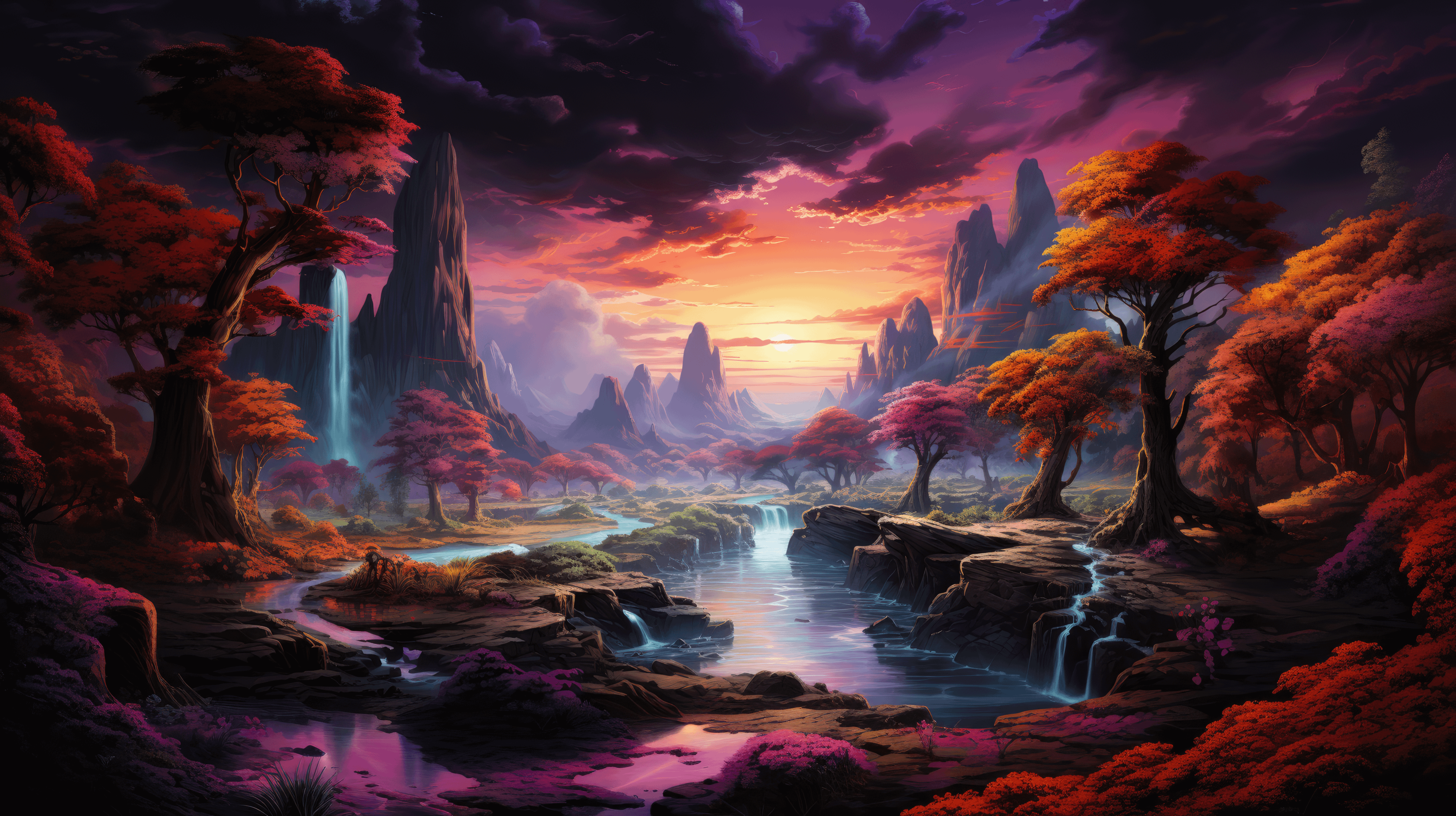 Perfect Sunset 4k Wallpaper, r