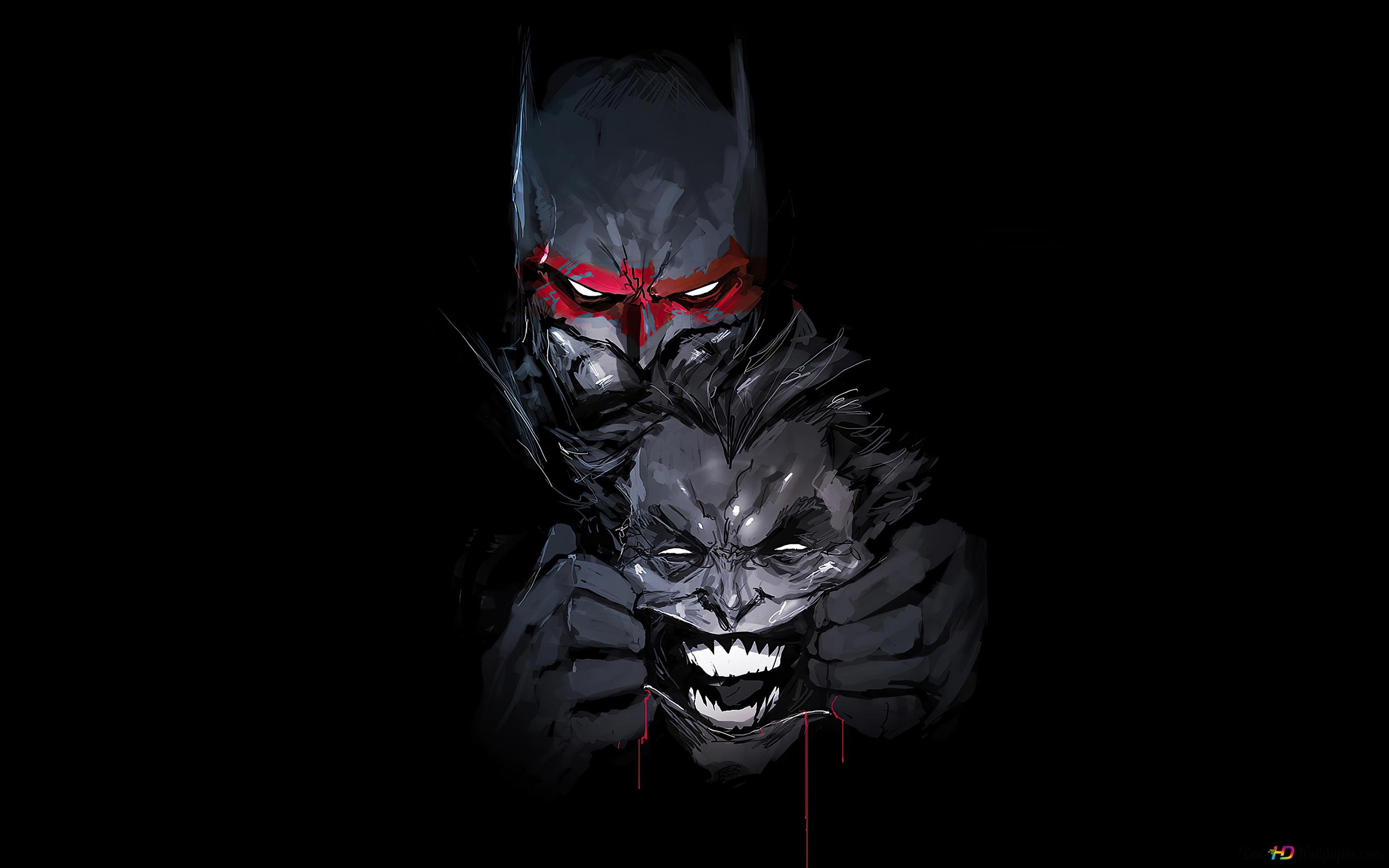 Batman Joker Art 4K wallpaper download