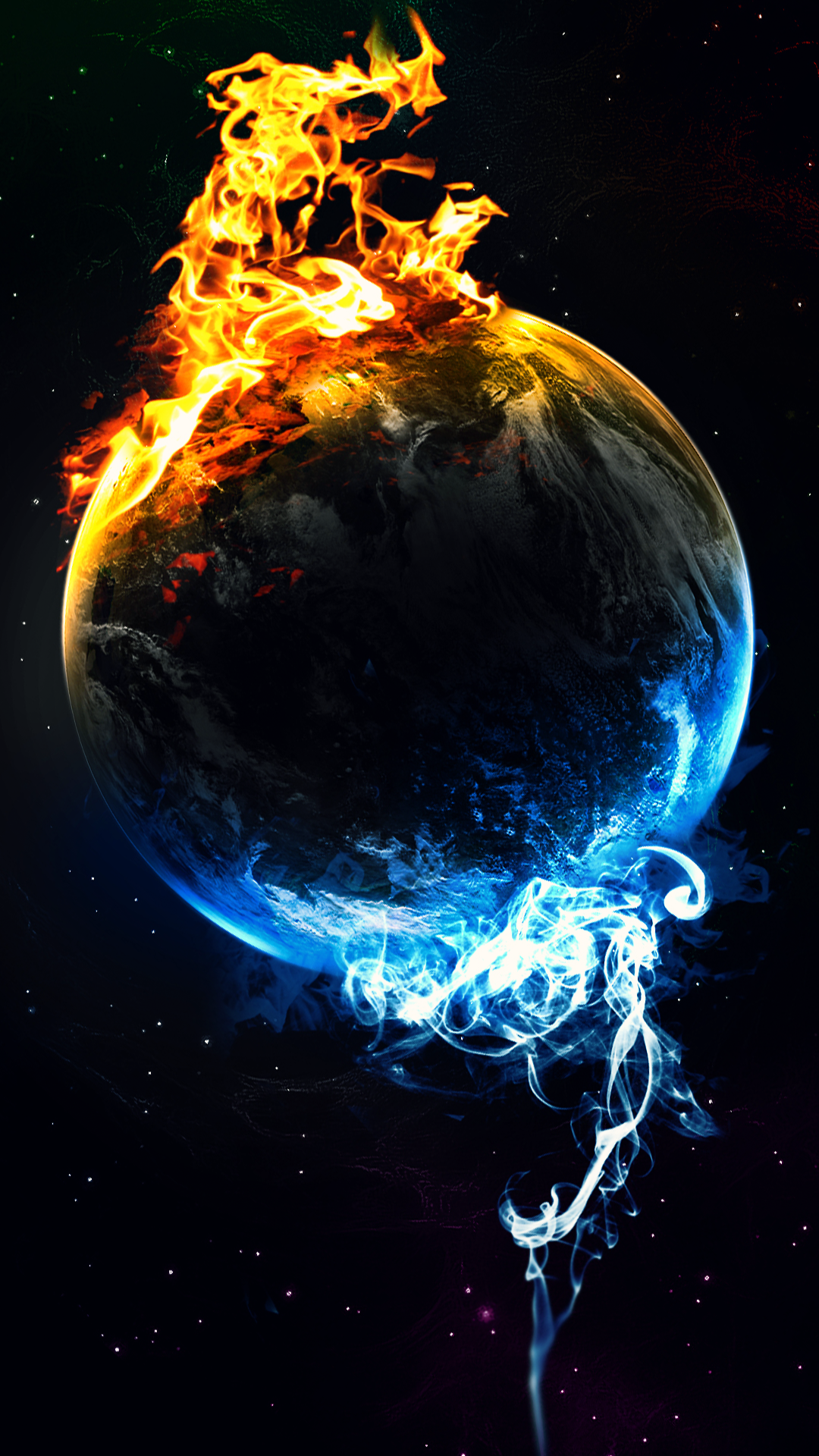 Dark Earth Wallpaper 4K Phone. Phone