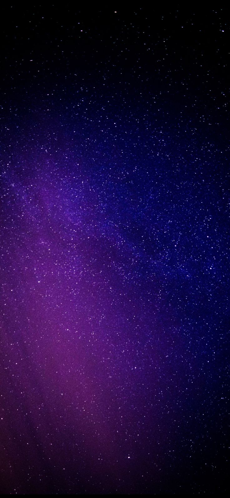 Starry night, purple light. Purple