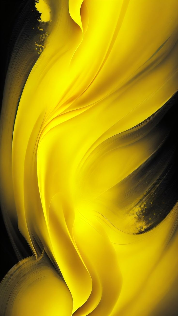 Yellow Abstract Phone Wallpaper