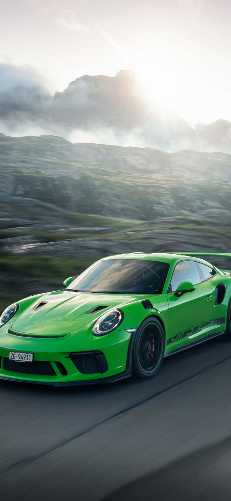 Download Sleek Porsche Car and iPhone