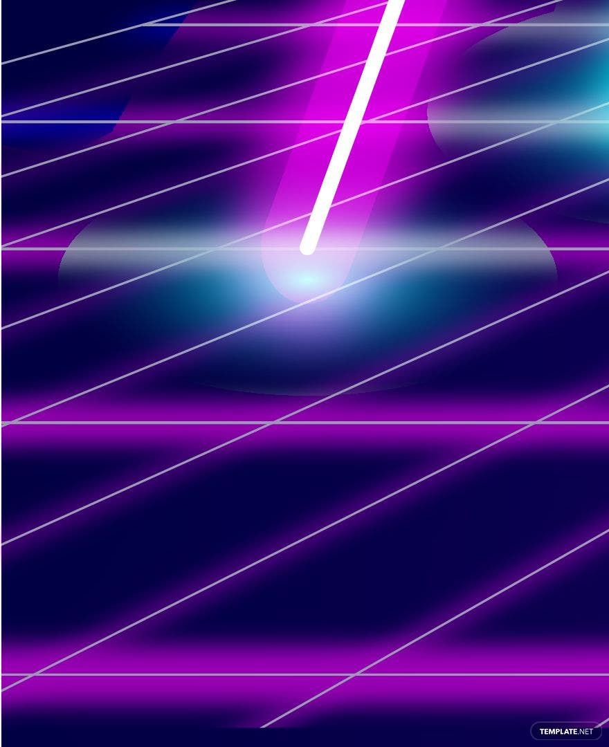 Free Neon Blue And Pink Wallpaper