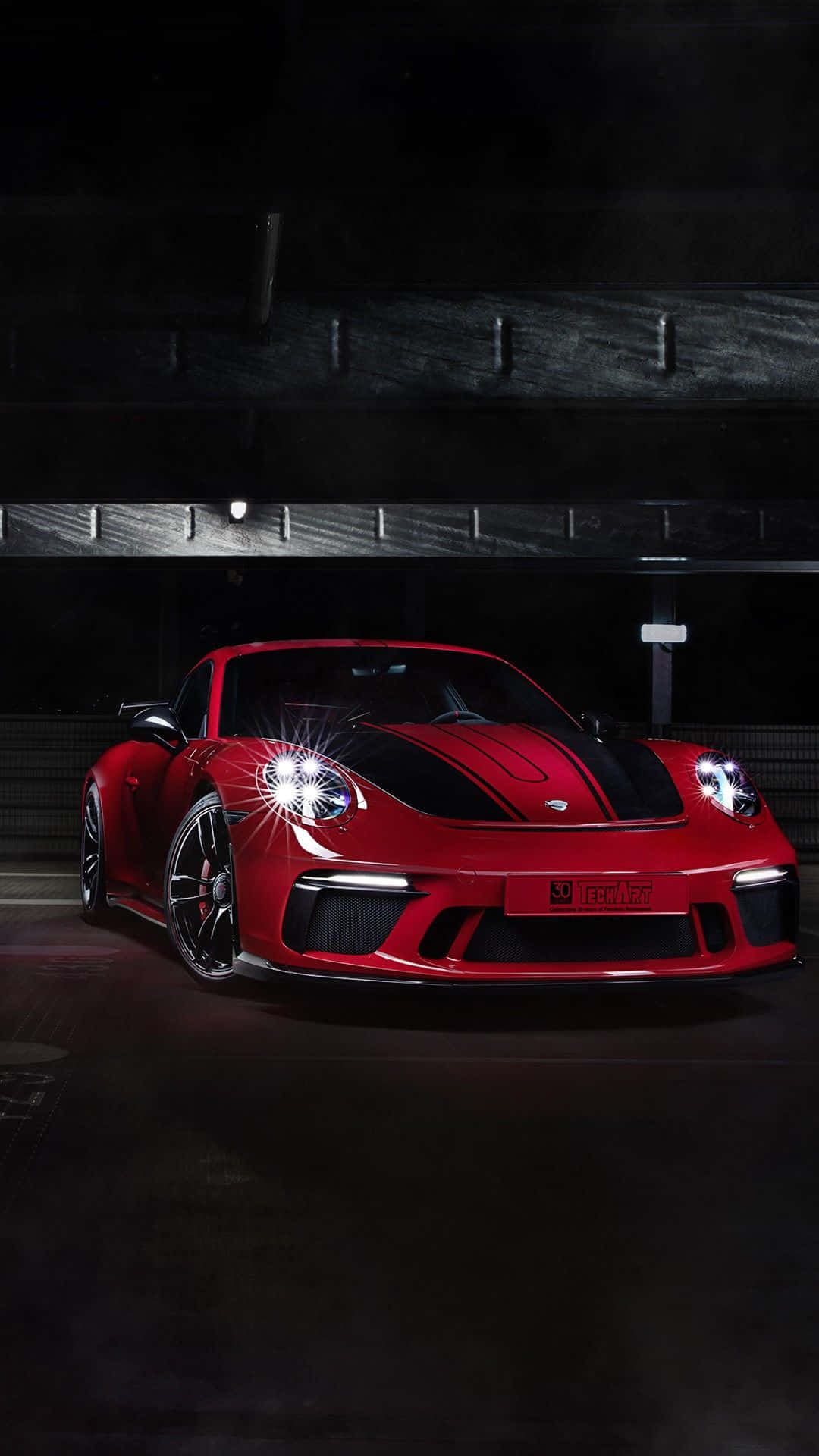 Sleek Porsche on an open road Wallpaper