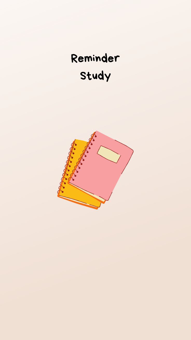 Reminder Study. wallpaper aesthetic