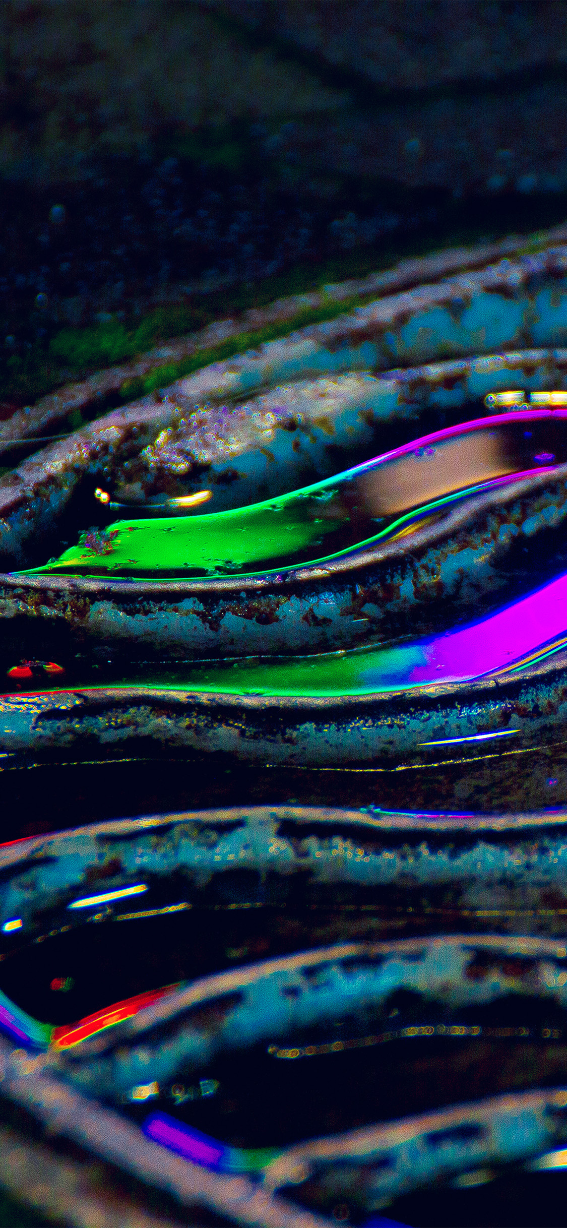 Wet Neon Dark Night Color Art