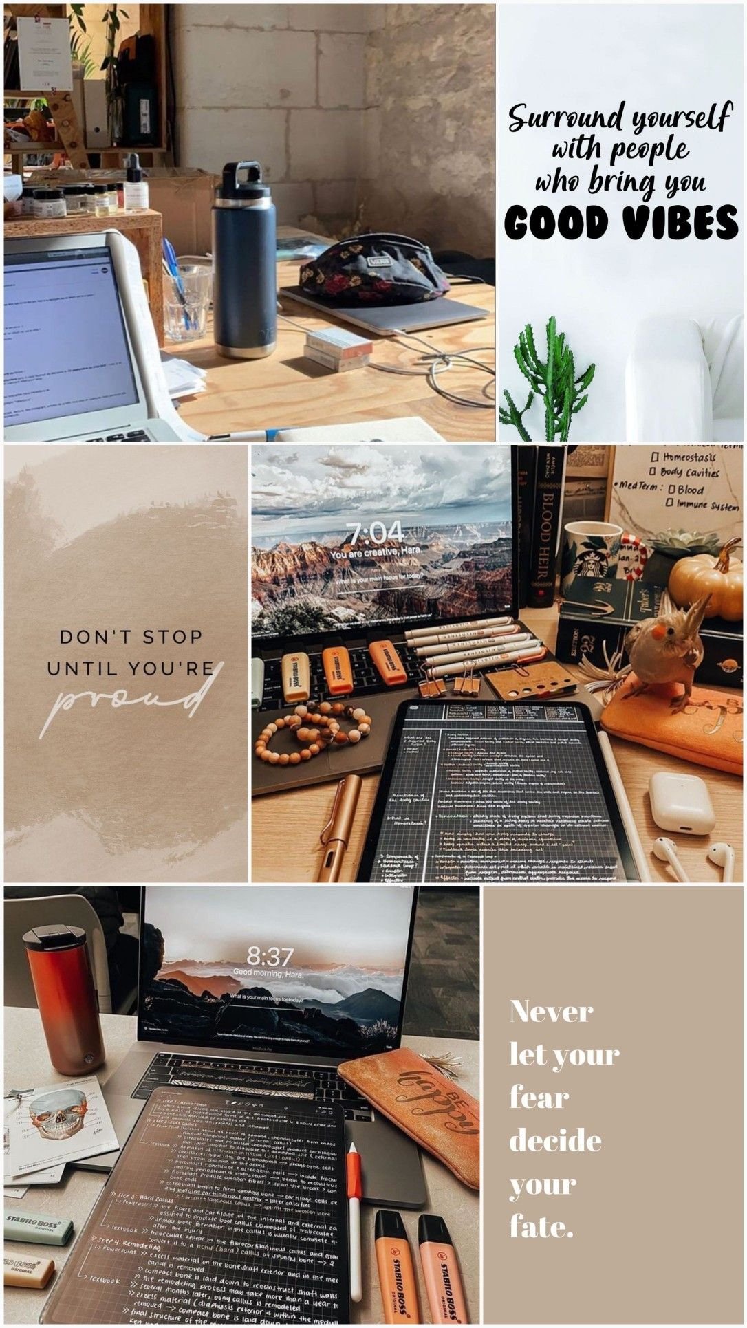 Study Motivation Aesthetic Wallpaper