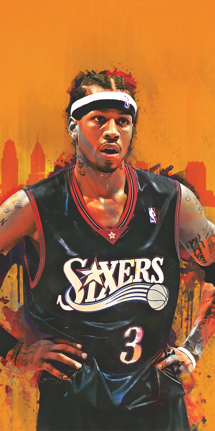 Allen Iverson Phone Wallpaper