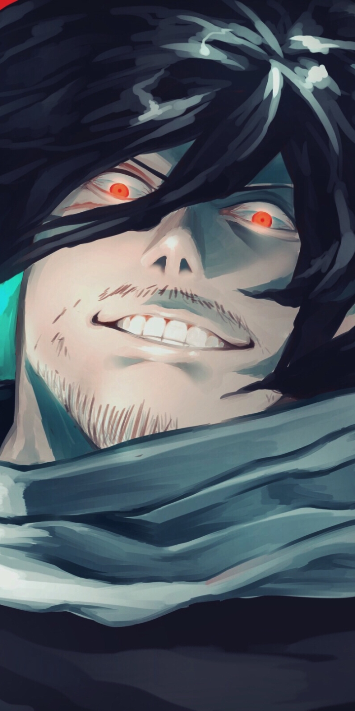 Mobile wallpaper: Anime, Smile, Scarf