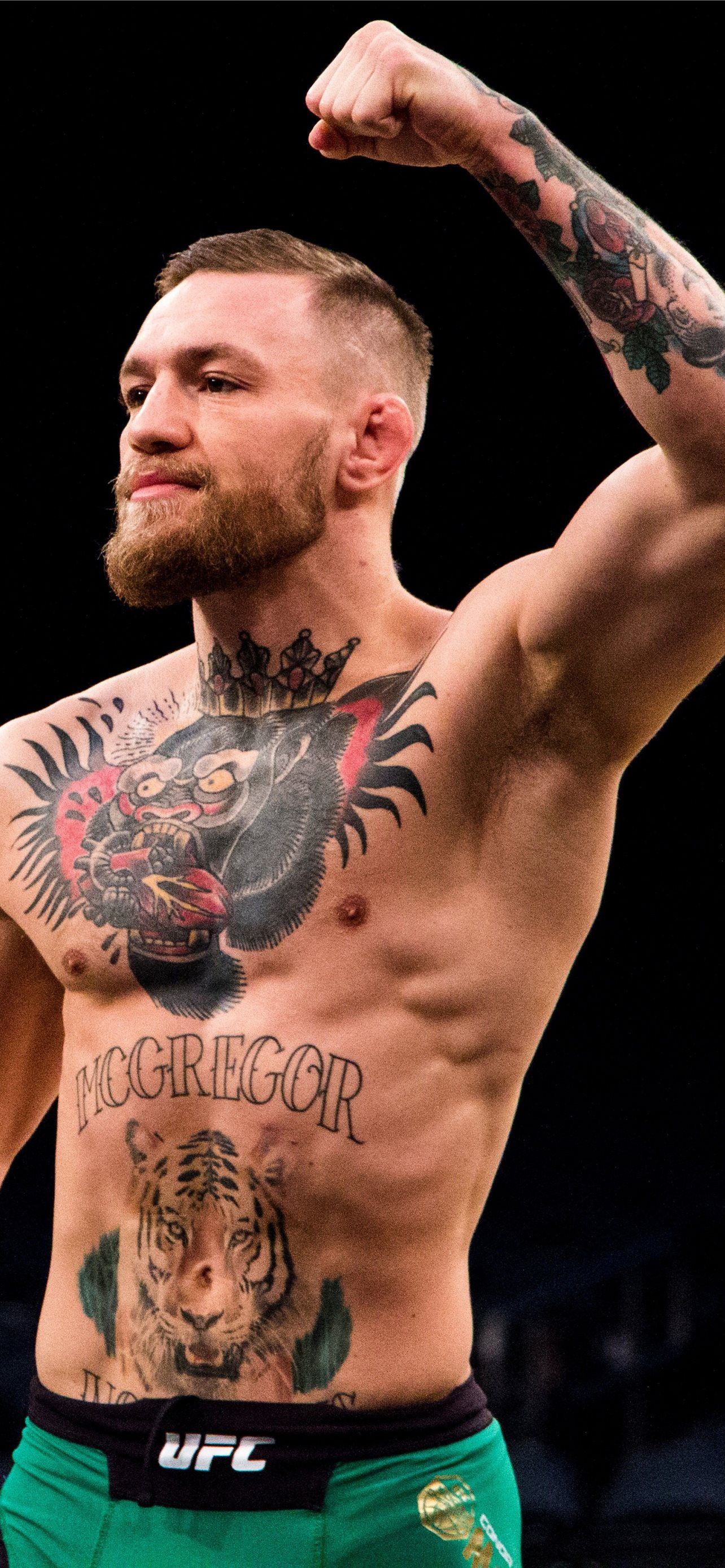Conor McGregor on Dog iPhone Wallpaper