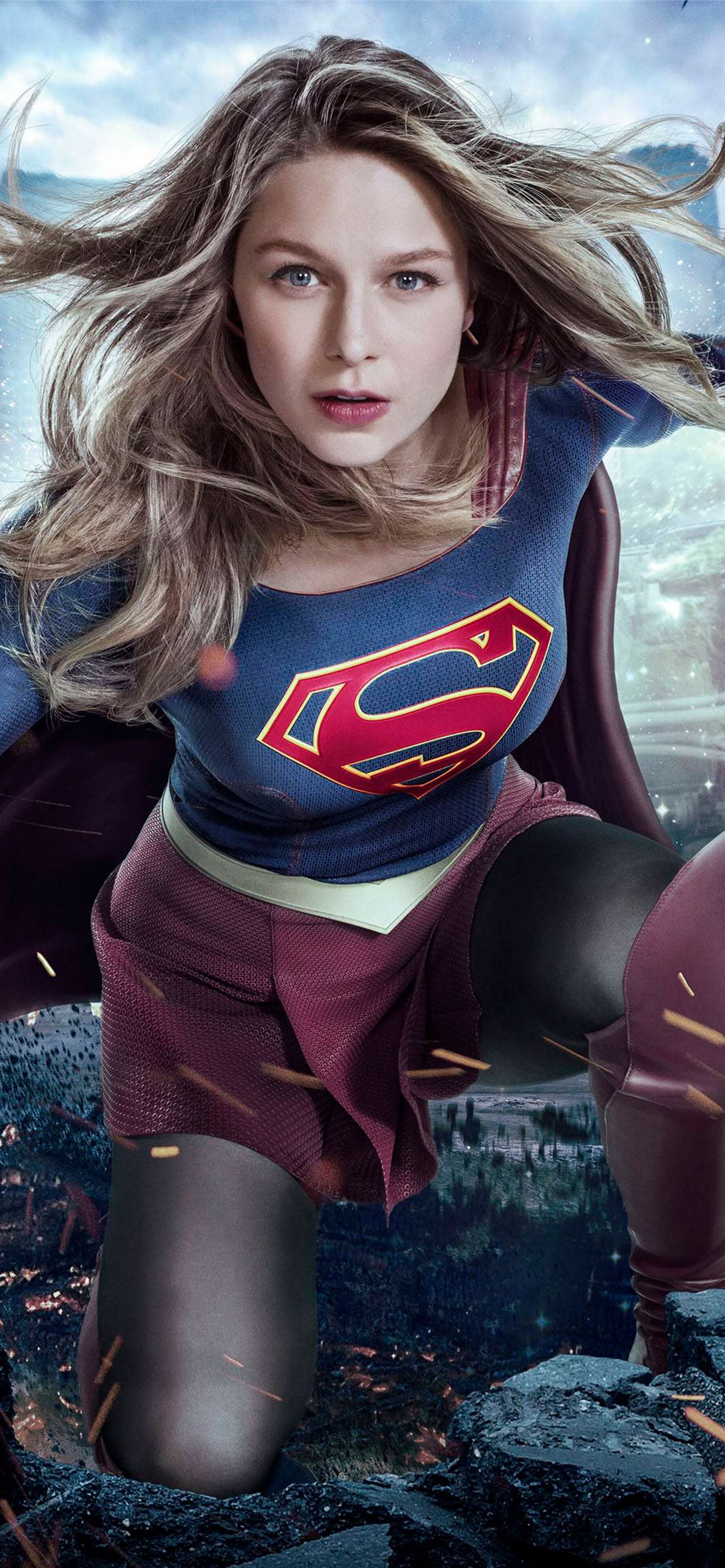 Best Supergirl iPhone HD Wallpaper