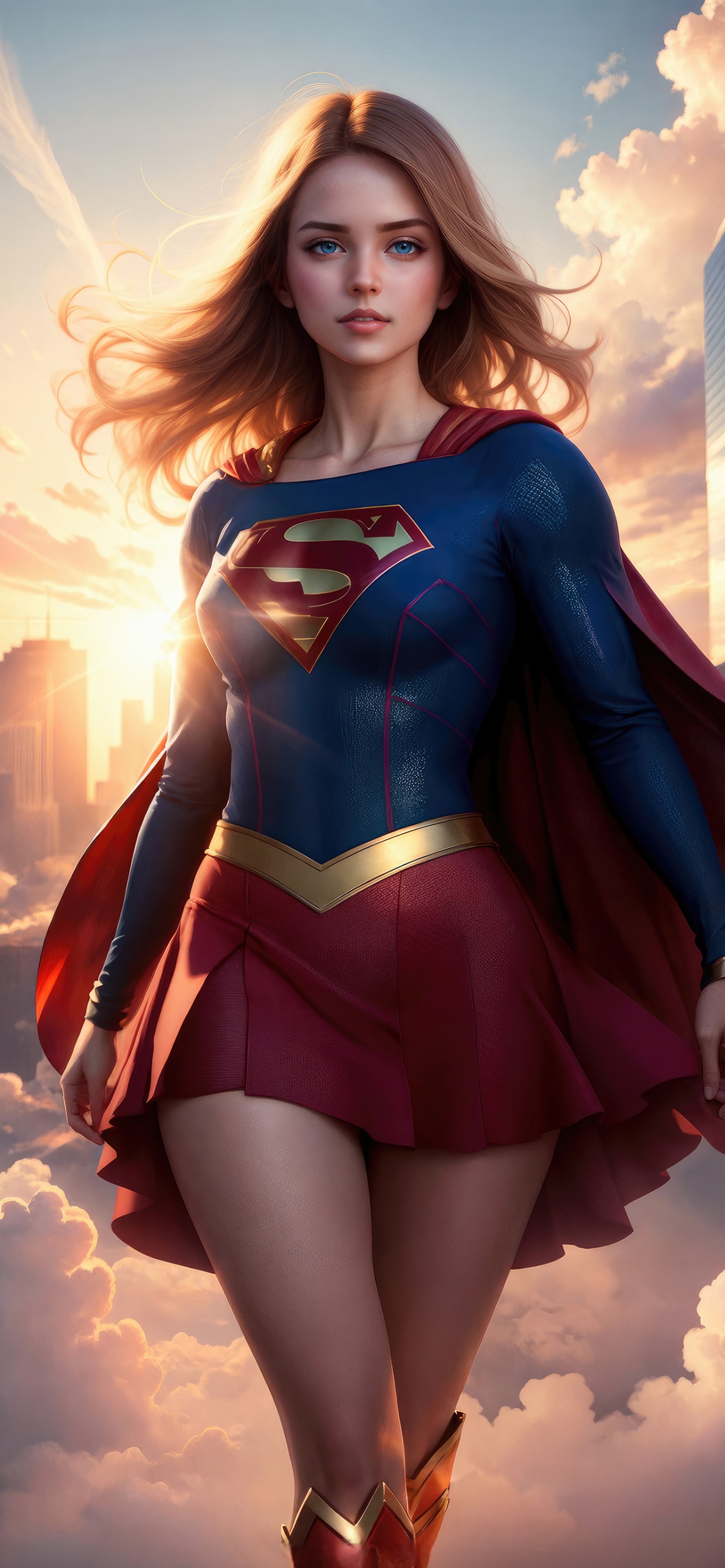 Supergirl art 5K Wallpaper