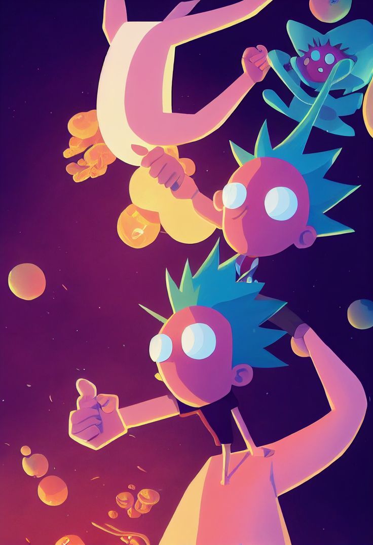 Rick and Morty iOS 16 Wallpaper