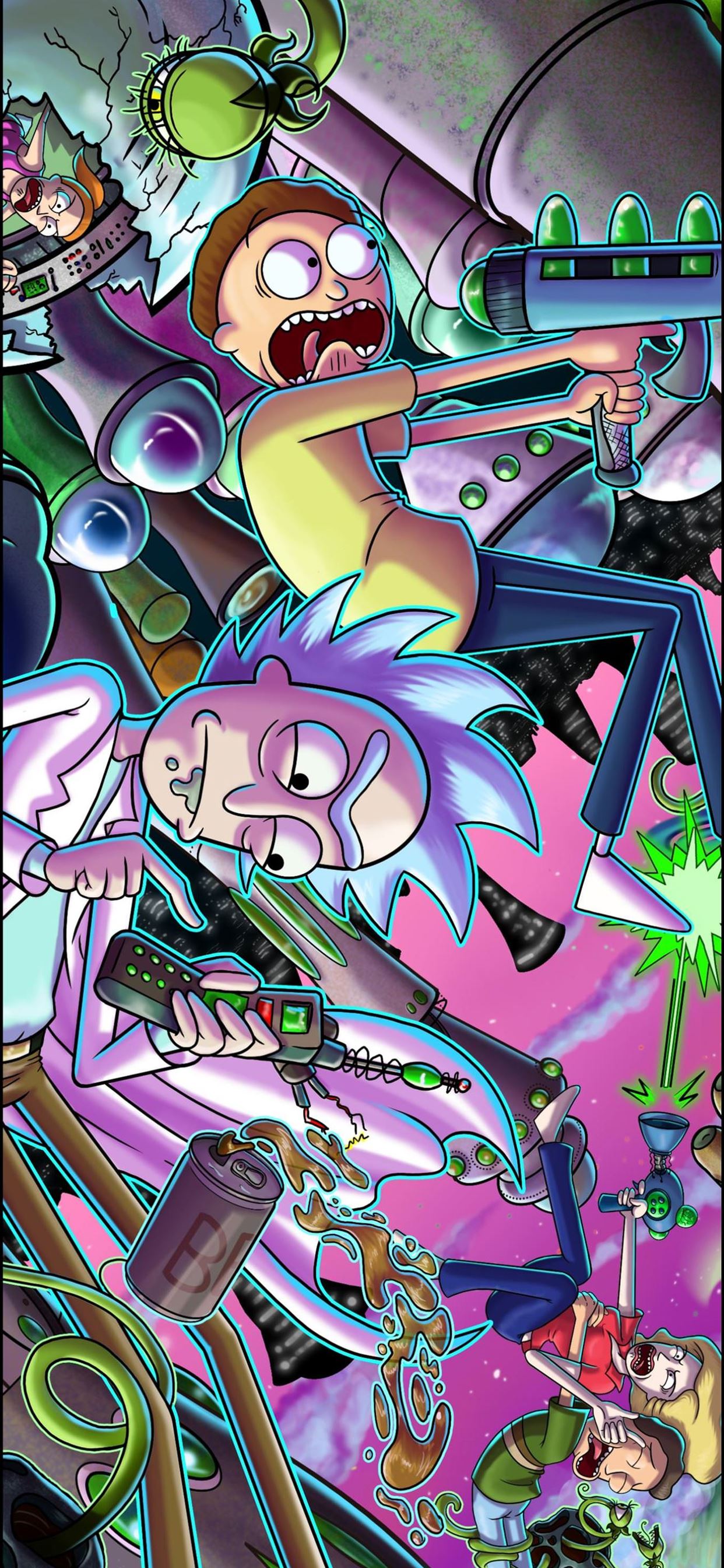 Morty 4k Android Cave iPhone Wallpaper