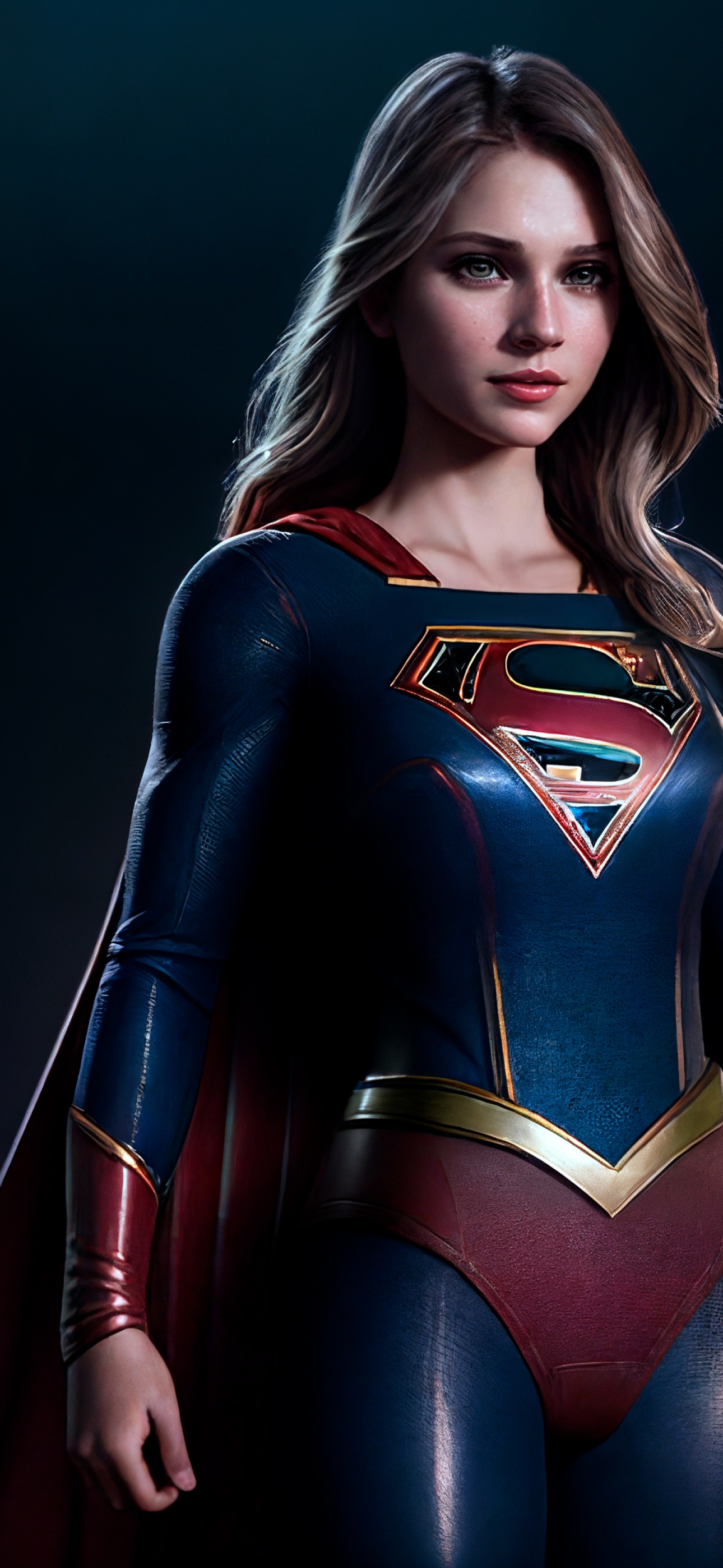 Supergirl Wallpaper 4K, AI art
