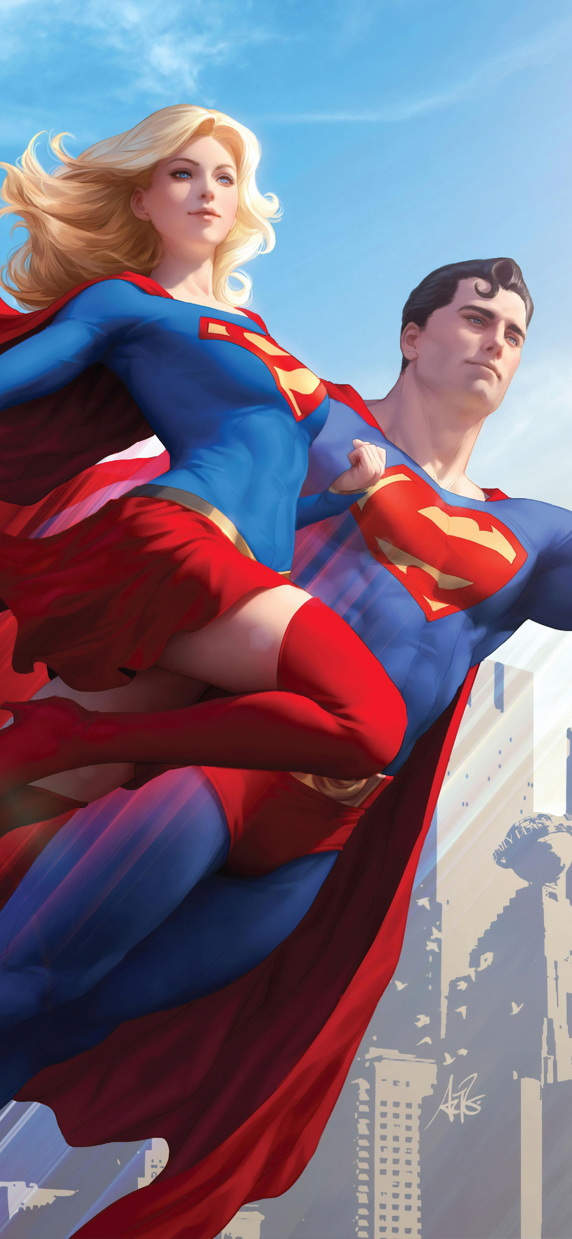 Superman And Supergirl 4k