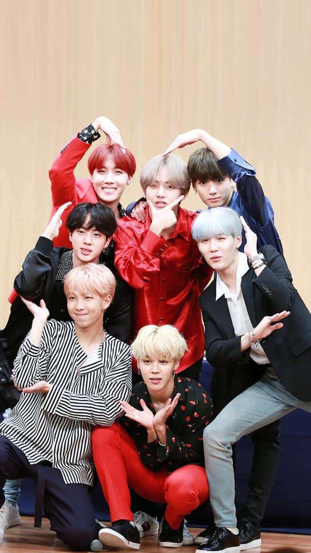 Download BTS Heart iPhone Wallpaper