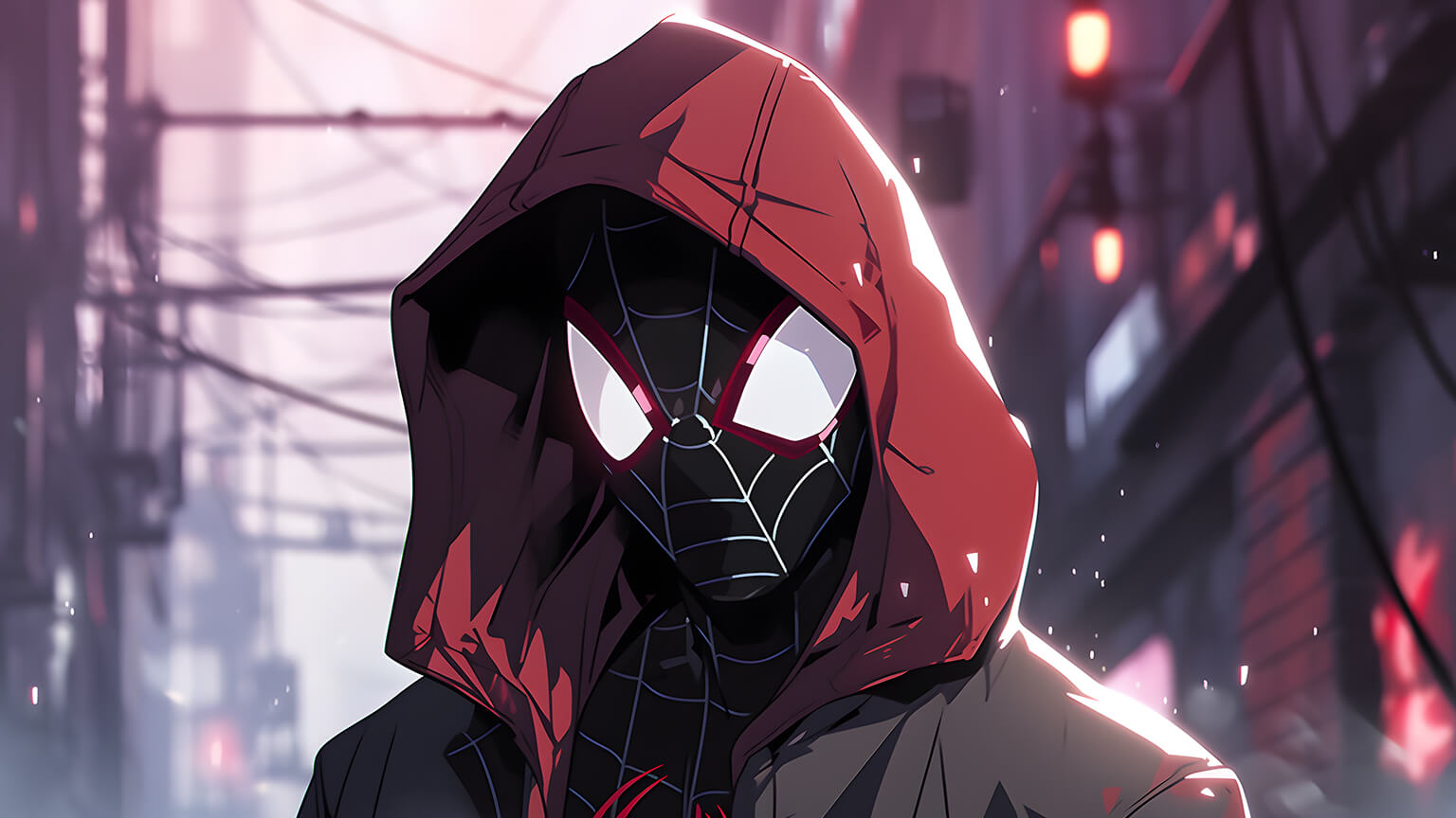 Aesthetic Miles Morales Desktop