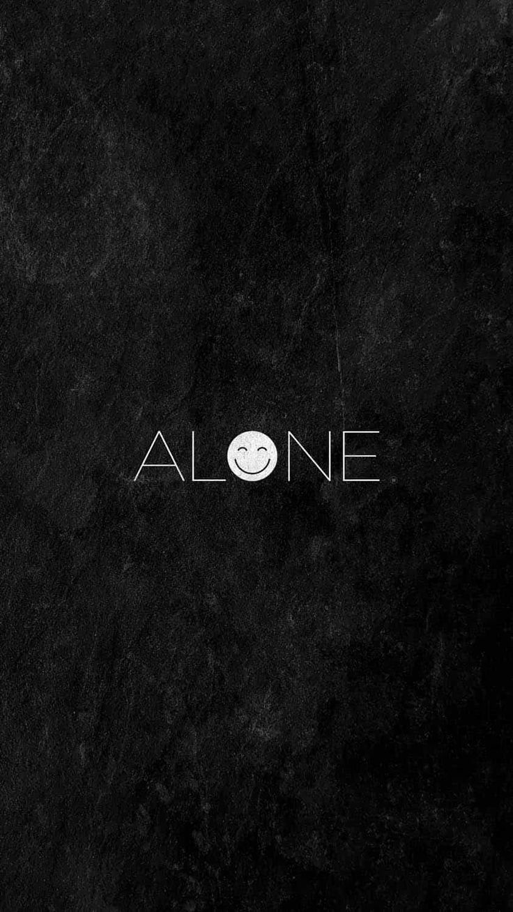Alone Happy iPhone Wallpaper 4K