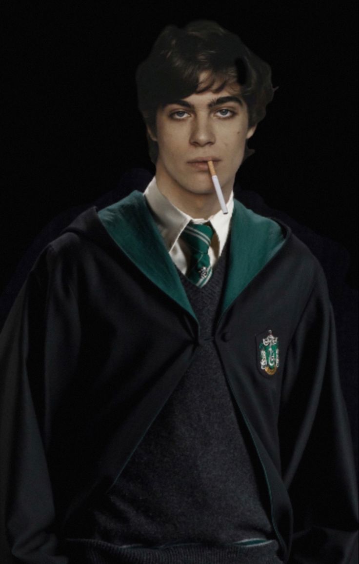 Theodore Nott in Slytherin Robes