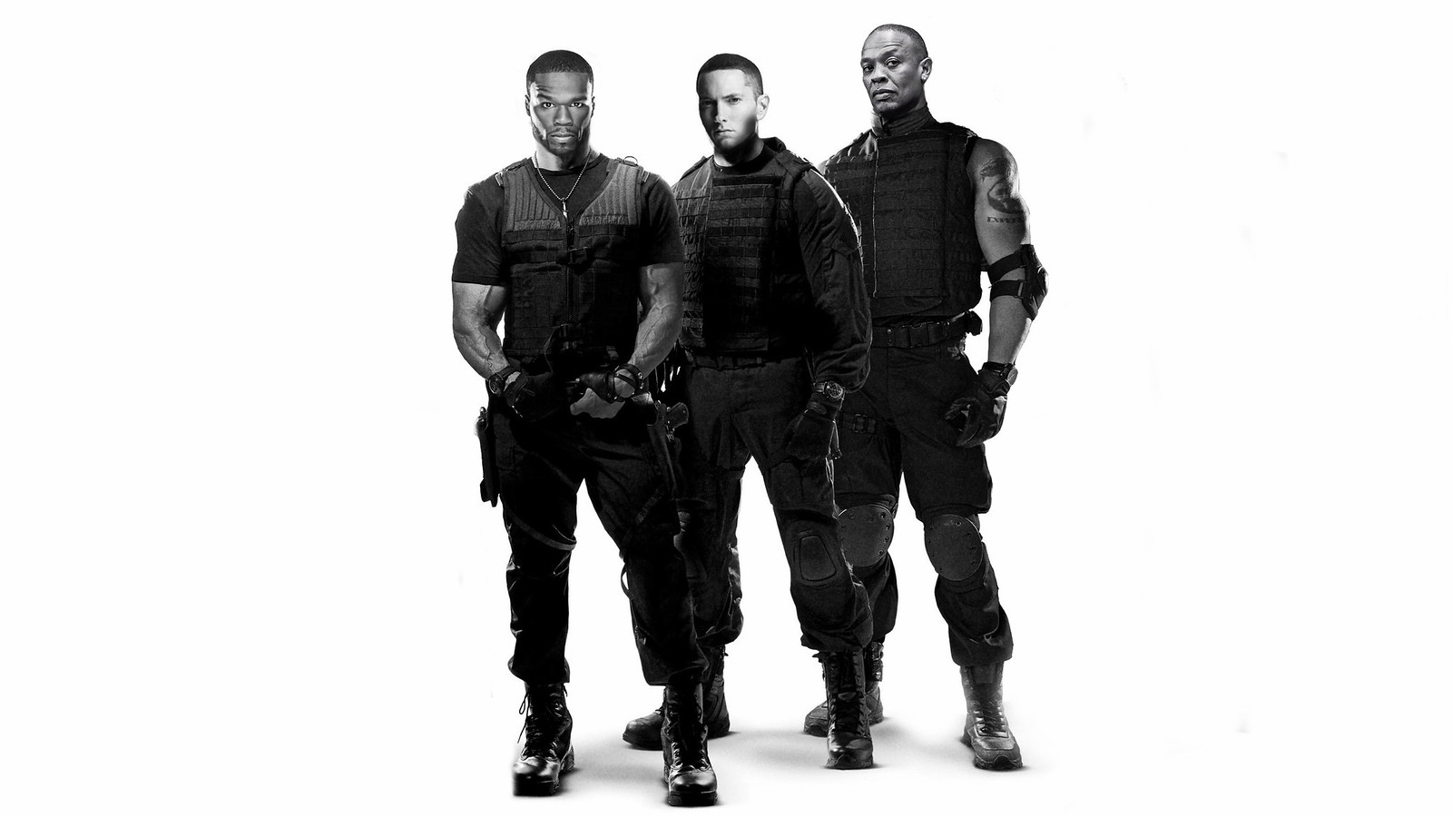 Eminem, 50cent, Dr dre, rapdebels