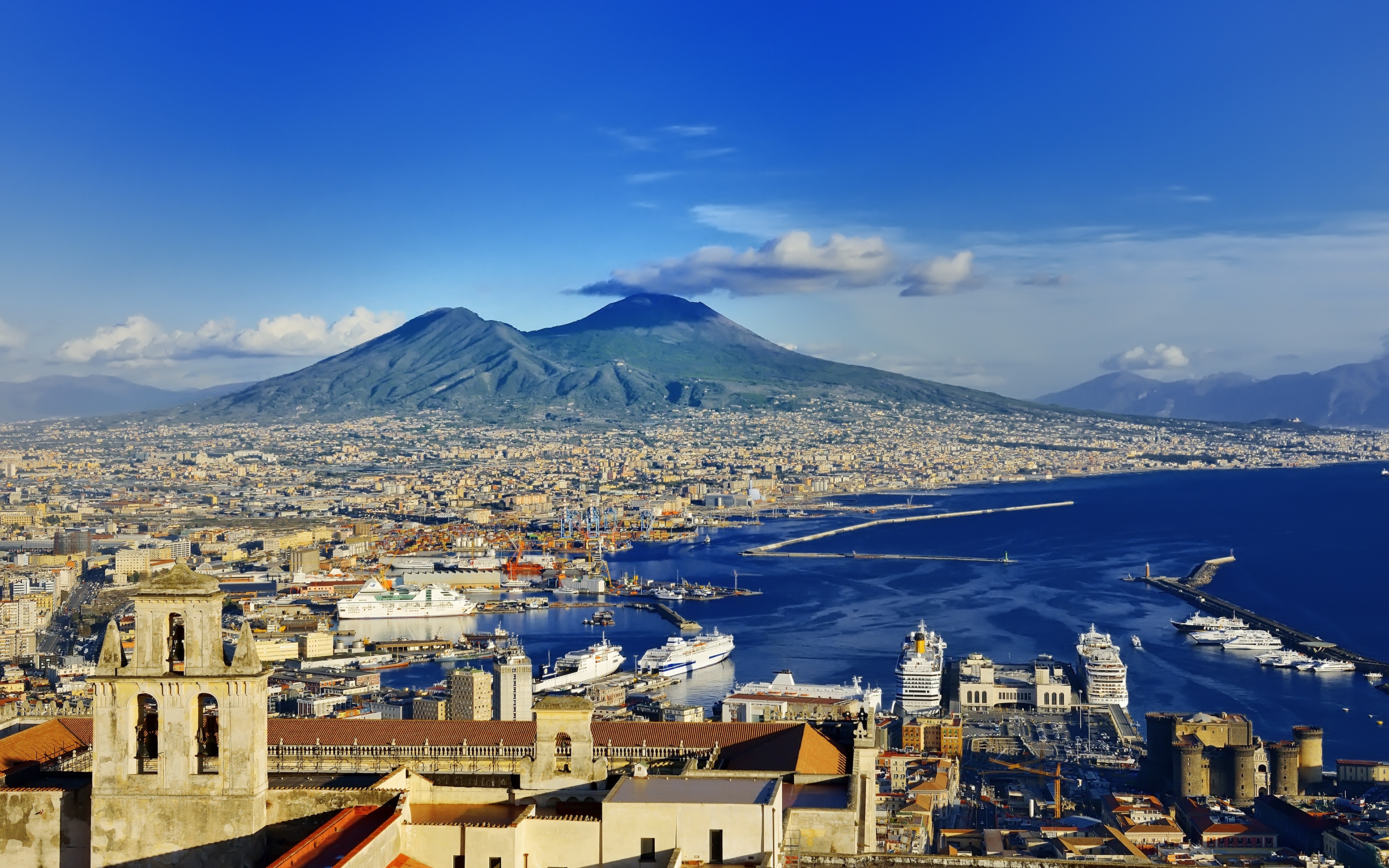 image Italy Naples mountain Cities