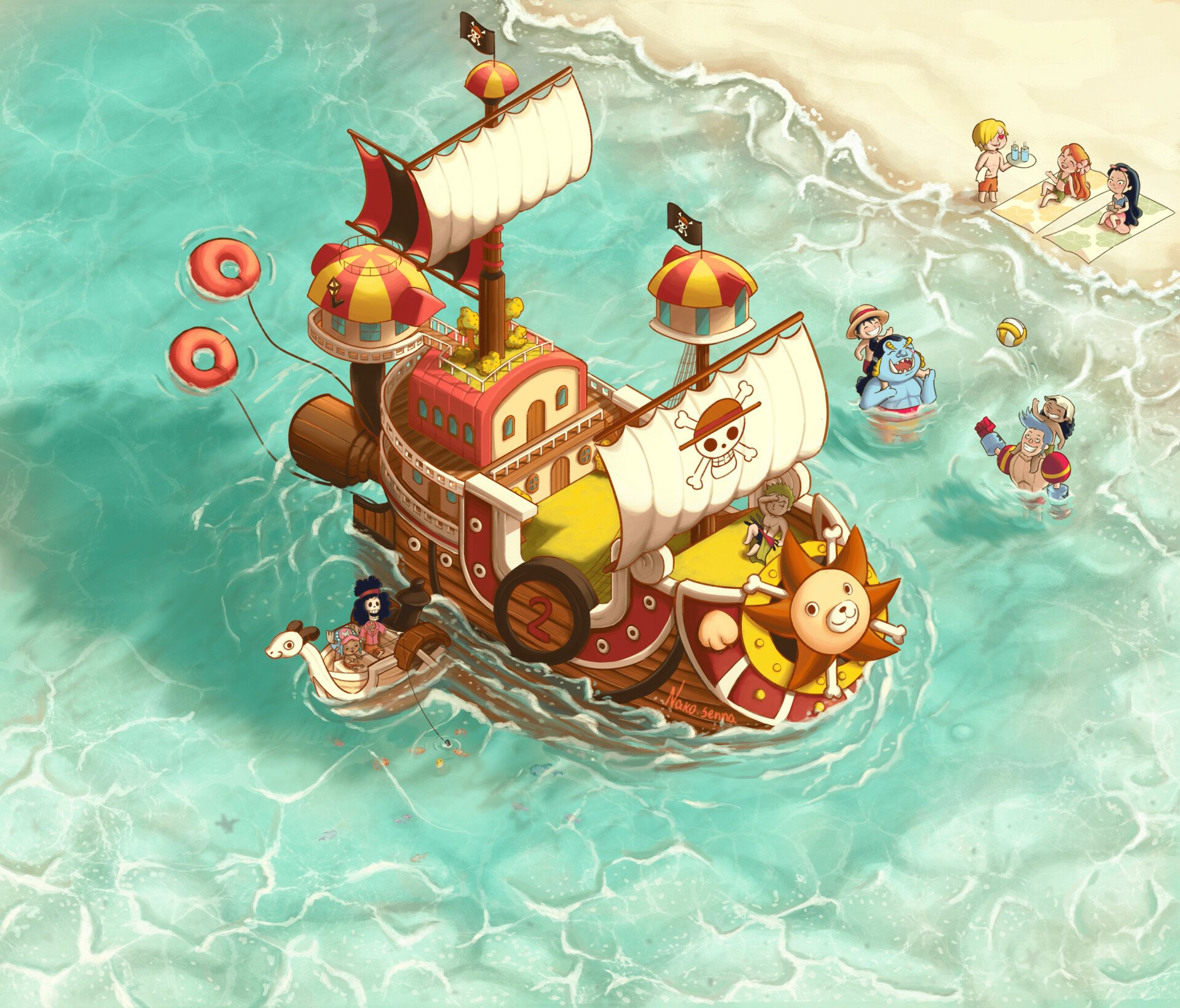 one-piece-sea-wallpapers-wallpaper-cave