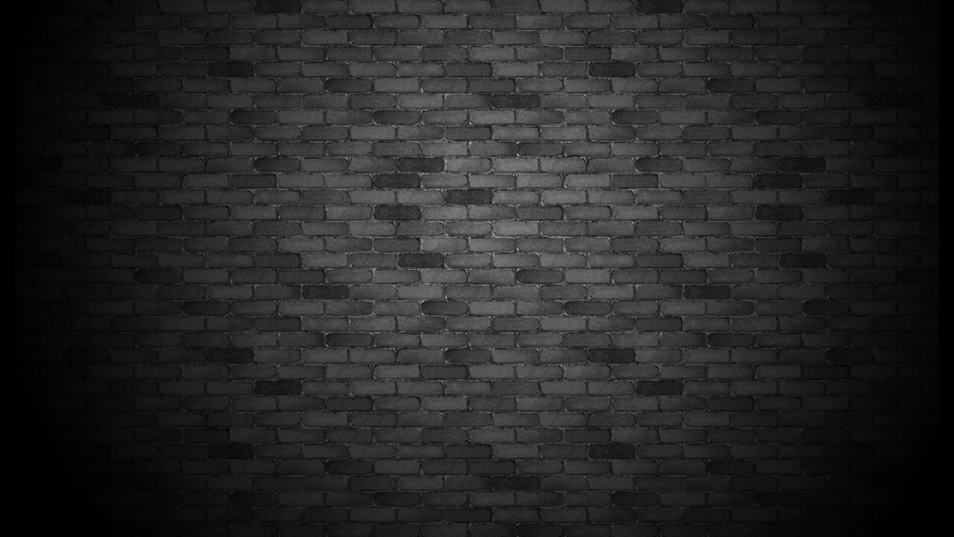 Black Brick Wall Background